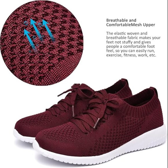 Women's Walking Sneaker Slip-on Running Shoes - Picture 3 of 6